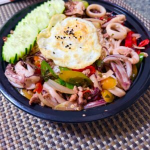 Squid Pad Krapao